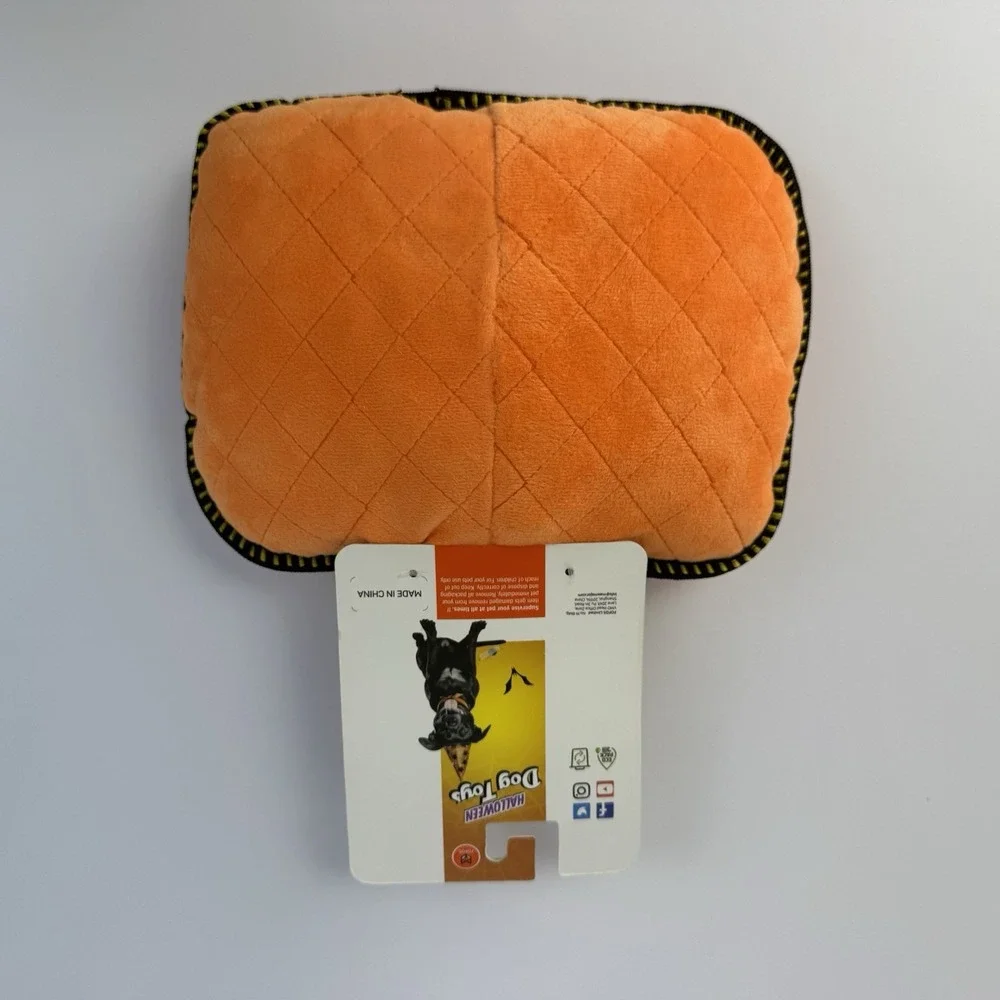 Fofos Dog Toy Pumpkin‎ Halloween Pet Toy With Squeaker 9